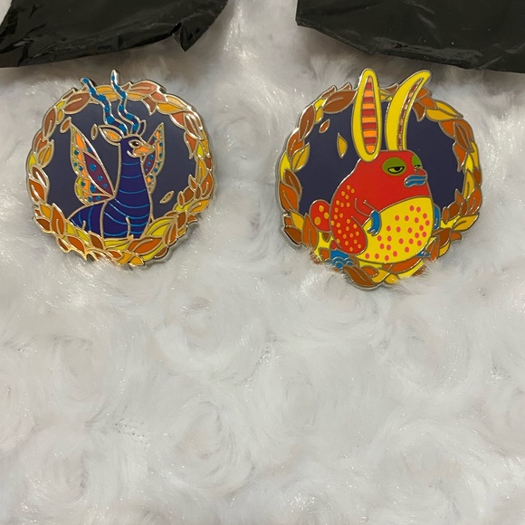 Disney Parks 2024 Pixar Coco Alebrijes (Spirit Animals)-Rabbit & Antelope Pins - Picture 9 of 11